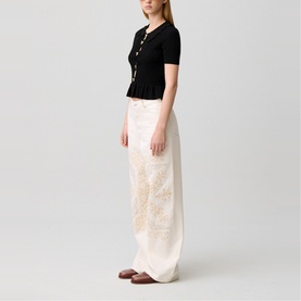 Heart Openwork Knitted Top