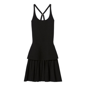 Criss-Cross Knit Mini Dress