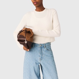 Jewelled Button Knitted Sweater