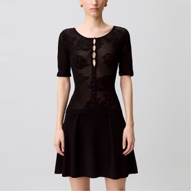 Lace Hybrid Mini Dress