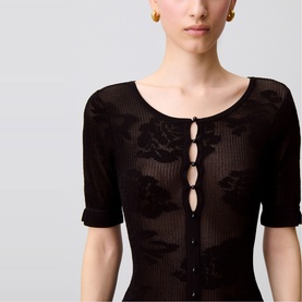 Lace Hybrid Mini Dress
