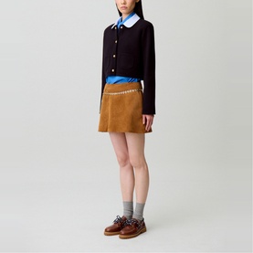 Removable Collar Knitted Cardigan
