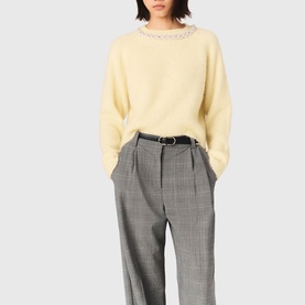 Beaded Knit Sweater