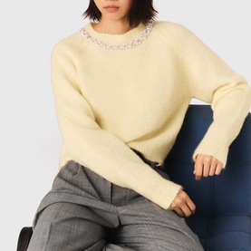 Beaded Knit Sweater