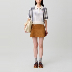 Striped Logo Polo Shirt