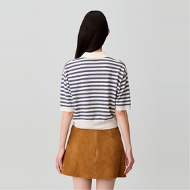 Striped Logo Polo Shirt