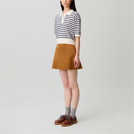 Striped Logo Polo Shirt