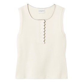 Scalloped Tank Top
