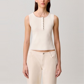 Scalloped Tank Top