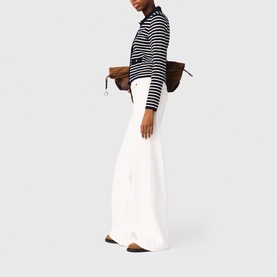 Striped Polo Cardigan