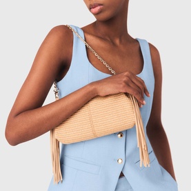 Miss M Raffia Effect Bag
