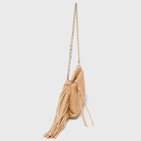 Miss M Raffia Effect Bag