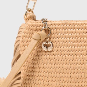 Miss M Raffia Effect Bag