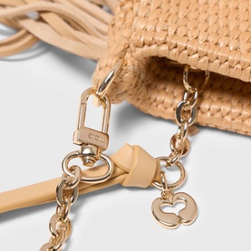 Miss M Raffia Effect Bag