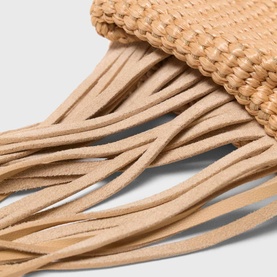 Miss M Raffia Effect Bag