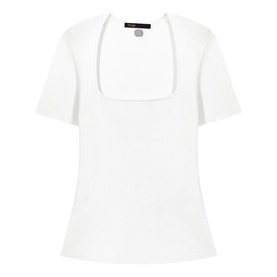 Back Logo Ribbed T-Shirt