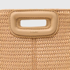 M Mini Raffia Effect Bag