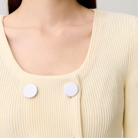 Double-Breasted Ribbed Cardigan