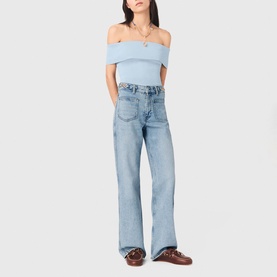 Momency Open Shoulder Sweater