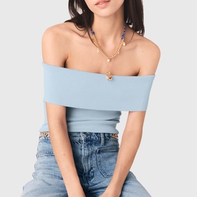Momency Open Shoulder Sweater