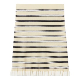 Stripe Rib Knit Mini Skirt