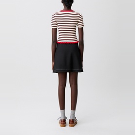 Striped Knit T-Shirt