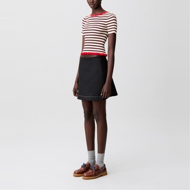 Striped Knit T-Shirt