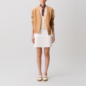 Pleated Mini Skirt