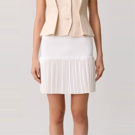 Pleated Mini Skirt