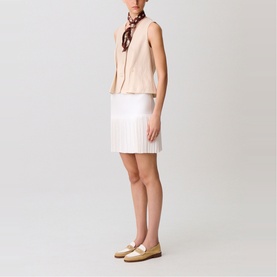 Pleated Mini Skirt