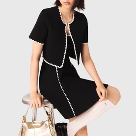 Scalloped Cropped Jacket