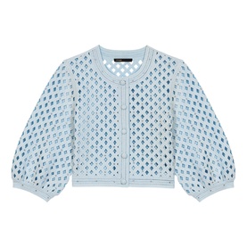 Embellished Crochet Cardigan