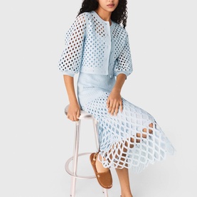 Embellished Crochet Cardigan