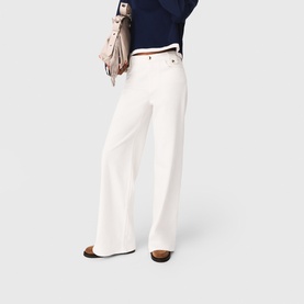 Denim High-Rise Flared Jeans