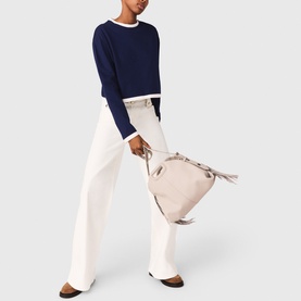 Denim High-Rise Flared Jeans