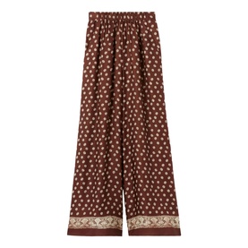 Floral Wide Leg Trousers