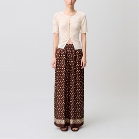 Floral Wide Leg Trousers