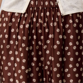 Floral Wide Leg Trousers