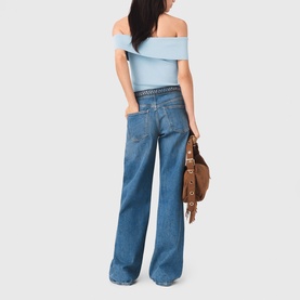 Pantivick Braided Waist Jeans