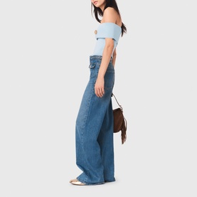 Pantivick Braided Waist Jeans