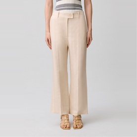 Cropped Flared Trousers