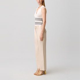 Cropped Flared Trousers