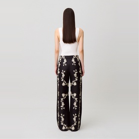 Floral Straight Leg Trousers