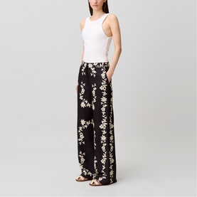 Floral Straight Leg Trousers