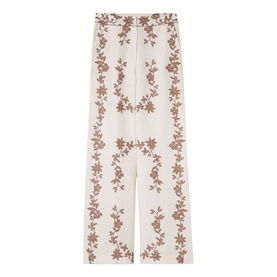 Floral Straight Leg Trousers