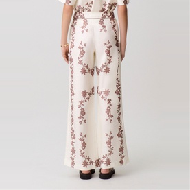 Floral Straight Leg Trousers