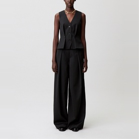 Tailored Wide Leg Trousers