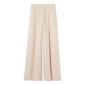 Striped Wide Leg Trousers