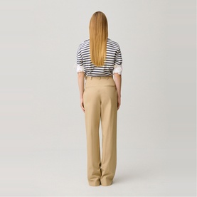 Pressed Crease Straight Leg Trousers