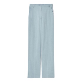 Pressed Crease Straight Leg Trousers